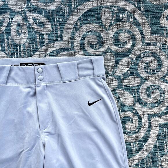 Nike BSBL Men's Gray Dri-FIT Baseball Knickers Cropped Pants - Size L - Picture 4 of 10